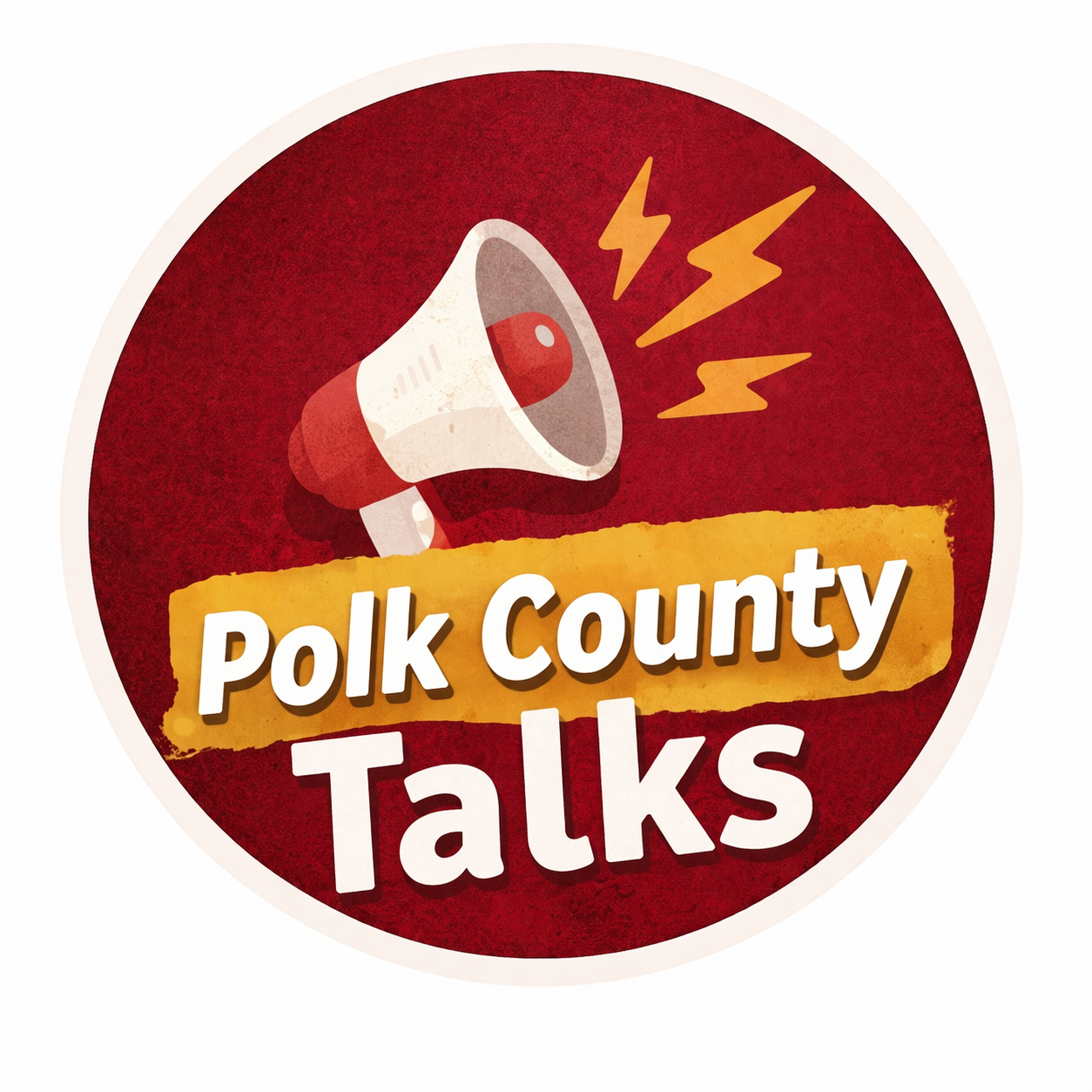 Polk County Talks logo